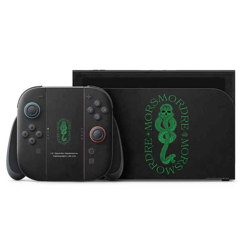 Wizarding Worlds Harry Potter Morsmorder Death Eater Dark Mark Nintendo Switch 2 (2025) with Joy-Con Skin
